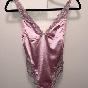 Savage x fenty hot pink onesie top